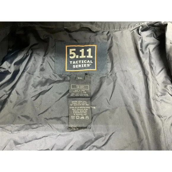 5.11 Tactical Series Coat Jacket Adult 2XL Navy Blue MultiPocket - Picture 11 of 13